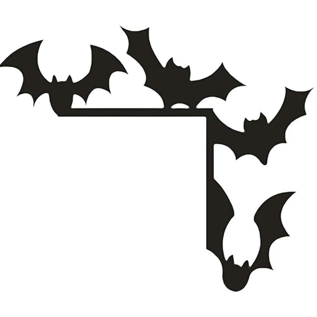 

A96Q-Halloween Housing Decoration Halloween Doorplate Halloween Menjiao Decoration Suitable for Door Angle and Window Angle