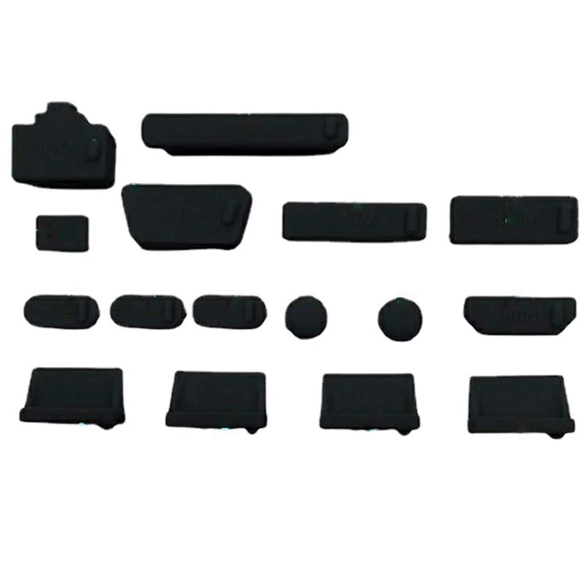 16Pcs Dust Plug Laptop Universal USB Dust Plug Computer Interface Waterproof Cover