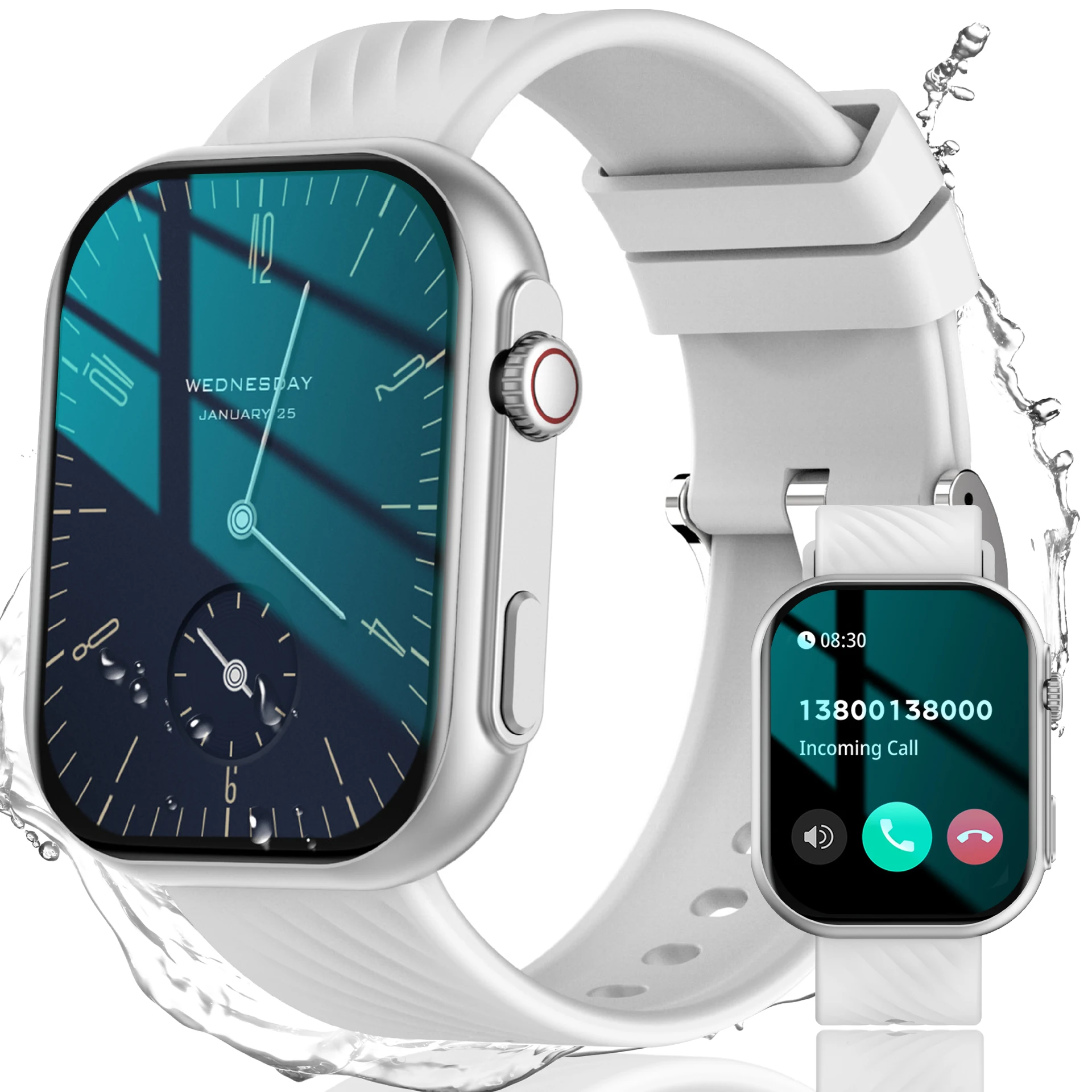 

2.01 " Smart Watch for Android iPhone multiple Sports Modes Health Sleep and Fitness Tracker Step Calorie Fitness Smart Watch