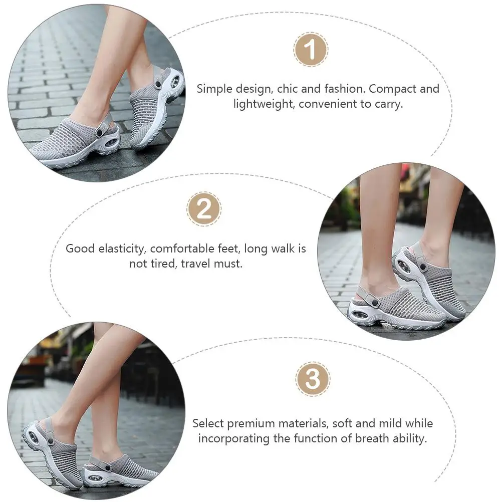 Sandali leggeri in tessuto a rete scarpe da donna da corsa femminile antiscivolo sport casual comodi moda suola elastica