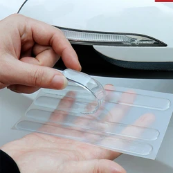 4/8/10 Pcs Transparent Car Door Edge Guards Anti-collision Stickers Side Edge Protection Strips Rearview Mirror Guards Stickers