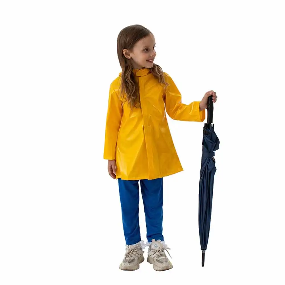 Kids Coraline Cosplay Costume Cartoon Movie The Secret Door Cos Fantasy Tops Pants Halloween Carnival Party Suit Roleplay Suit