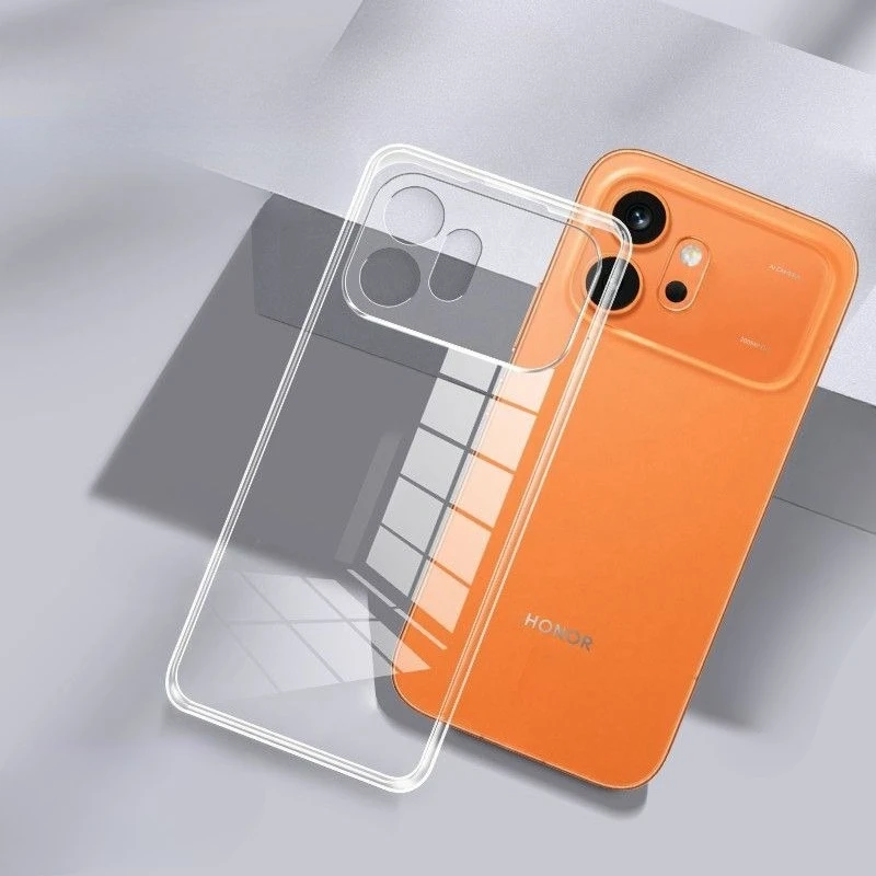 Image of Handyhülle für Honor 600 Pro, klare, transparente, weiche TPU-Silikonhülle, Rückseite für Honor600 600Pro, Schutzhülle