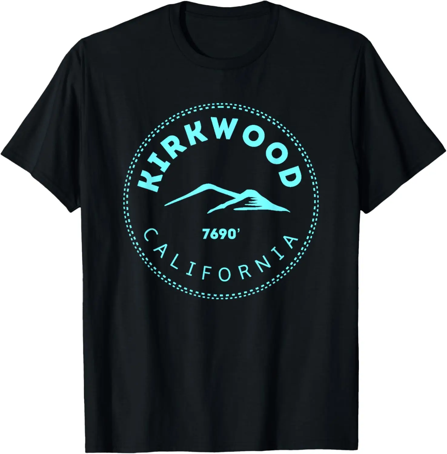 

Kirkwood California Mountain Town - Elevated CA Skiing T-Shirt
