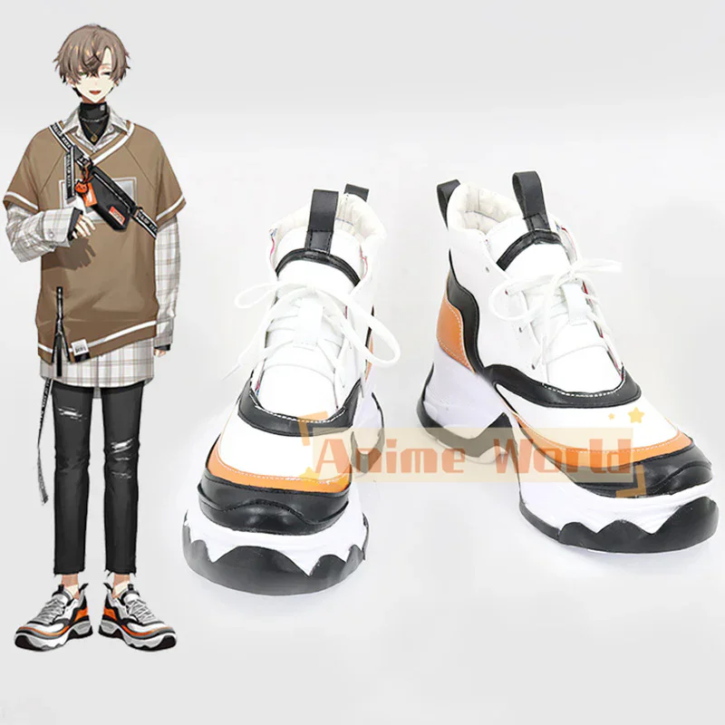 

Virtual YouTuber NIJISANJI Noctyx Alban Knox Outfit Cosplay Shoes Halloween Carnival Boots Custom Made