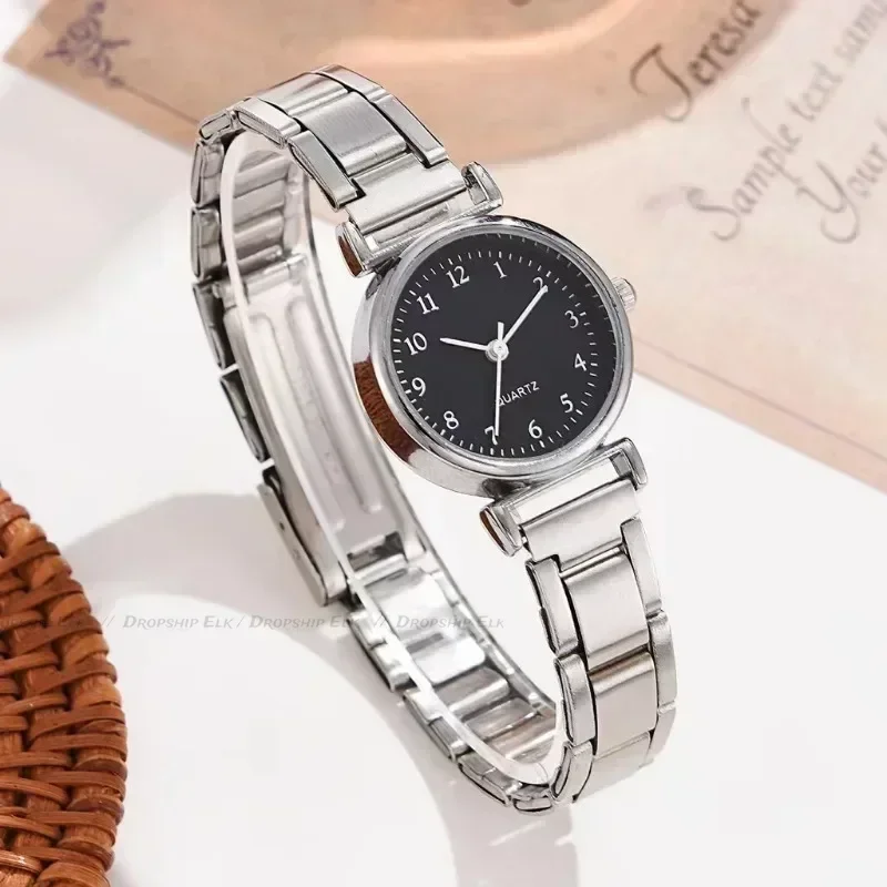 Luxury Wrist Watches for Women Fashion Analog Quartz Watch Stainless Steel Strap Ladies Watch Casual Digital Bracele Watch