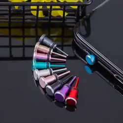 Universal Dustproof Plugs Aluminium Alloy Dust Plug Dustproof Durable Metal Stopper 3.5mm AUX Earphone Block Phone Accessories