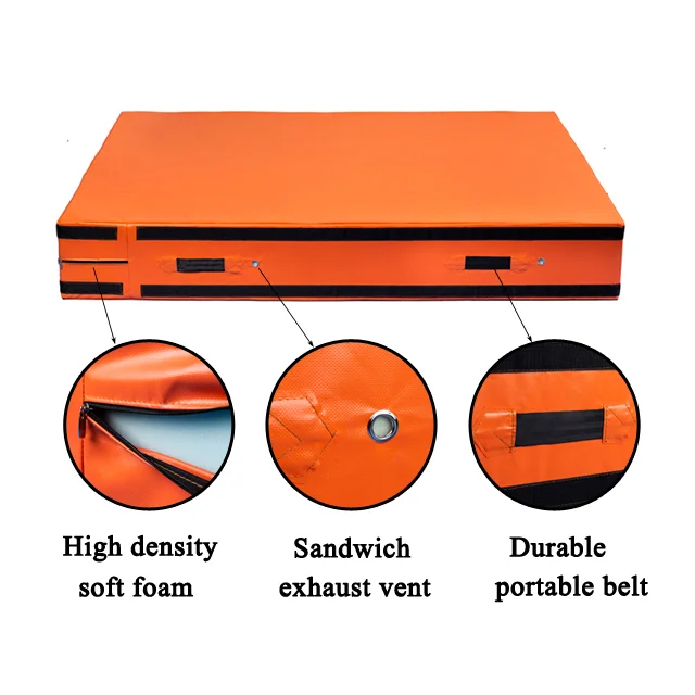 Factory Direct Sales Anti-skid Folding Gymnastic Landing Crash Mats For Physical Exercise
