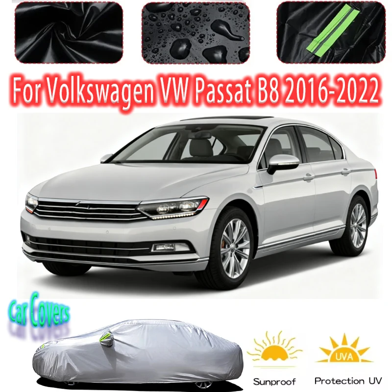 

For Volkswagen VW Passat B8 Outdoor Protection Full Car Covers Snow Cover Sunshade Waterproof Dustproof Exterior Car accessories