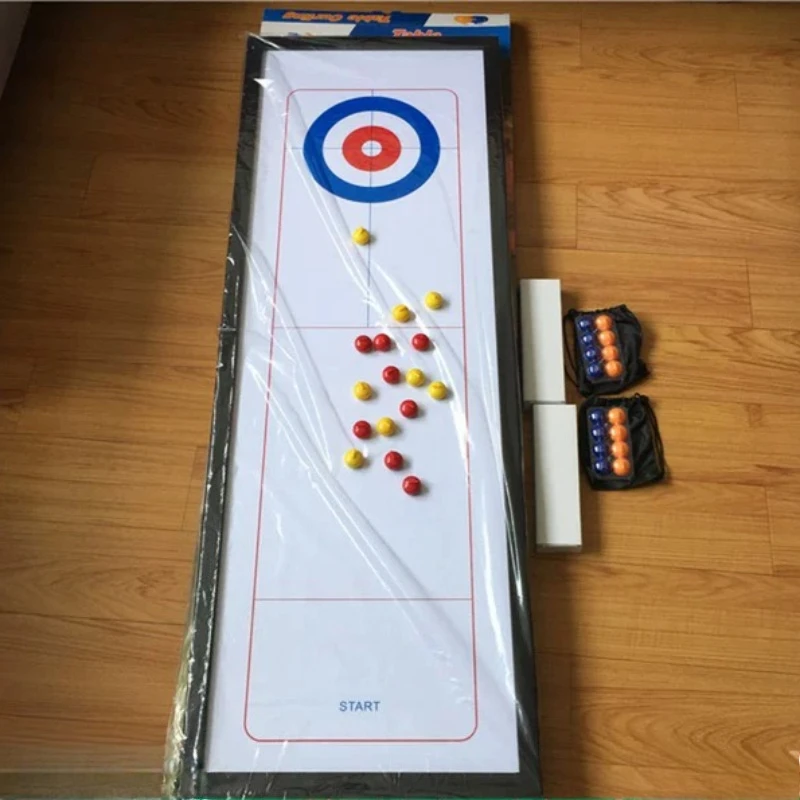 Professional Curling Stone Sets Beginners Practice Curling Stone Durable Stable Children Bowling Portable Sports Equipments