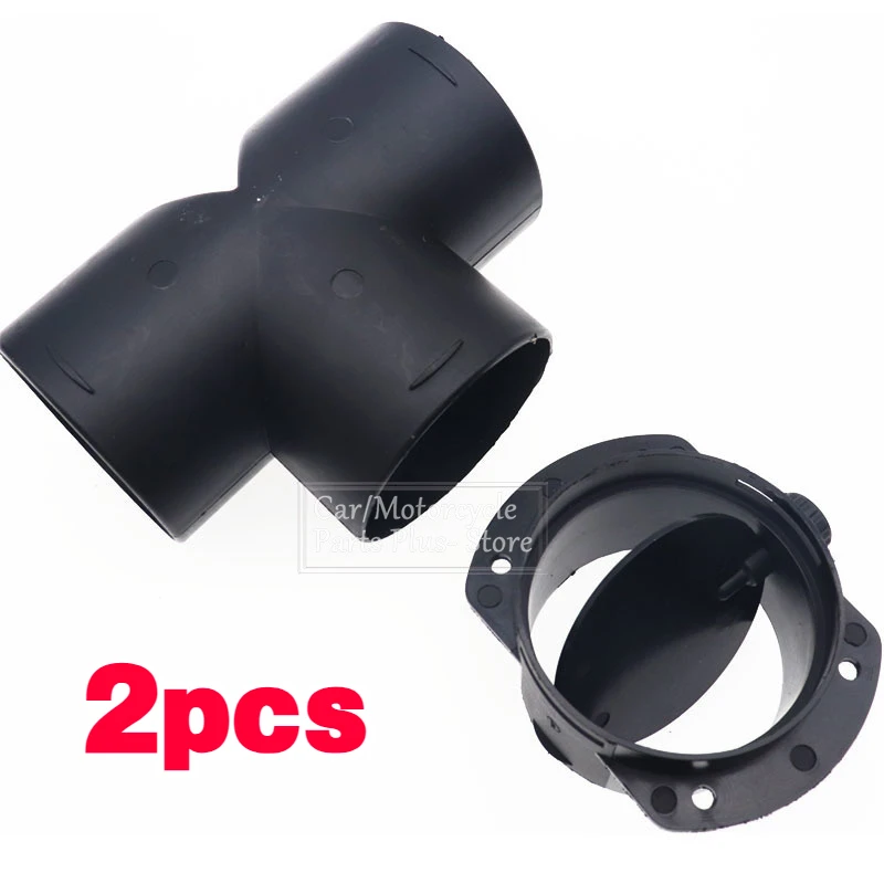 For Air Diesel Heater Exhaust Connection Pipe Car Accessories 60mm Air Vent Ducting T Piece Outlet Connector & Vavle Flap