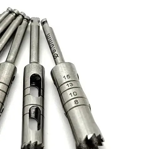 

6Pcs/set Dental Implant Long Trephine Bur Drills Kit Surgical Instruments Dentist Implant Drills Oral Laboratory Kit