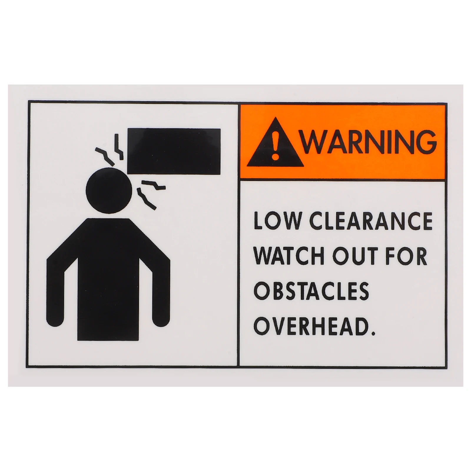 

Warning Sign Sticker CAUTION WATCH YOUR HEAD SIGNS The Pet Safety Alarm Stickers