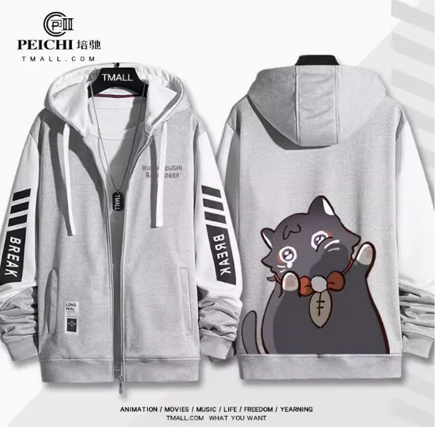 อะนิเมะ Genshin Impact Wanderer Hooded Hoodie คอสเพลย์ฤดูใบไม้ร่วงฤดูหนาวผู้ชายผู้หญิงเสื้อหลวมเสื้อแจ็คเก็ต