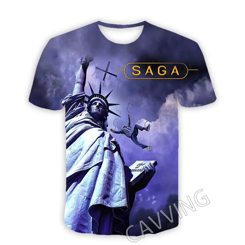 

New Fashion Women/Men's 3D Print SAGA BAND Casual T-shirts Hip Hop Tshirts Harajuku Styles Tops Clothing Size : S-7XL