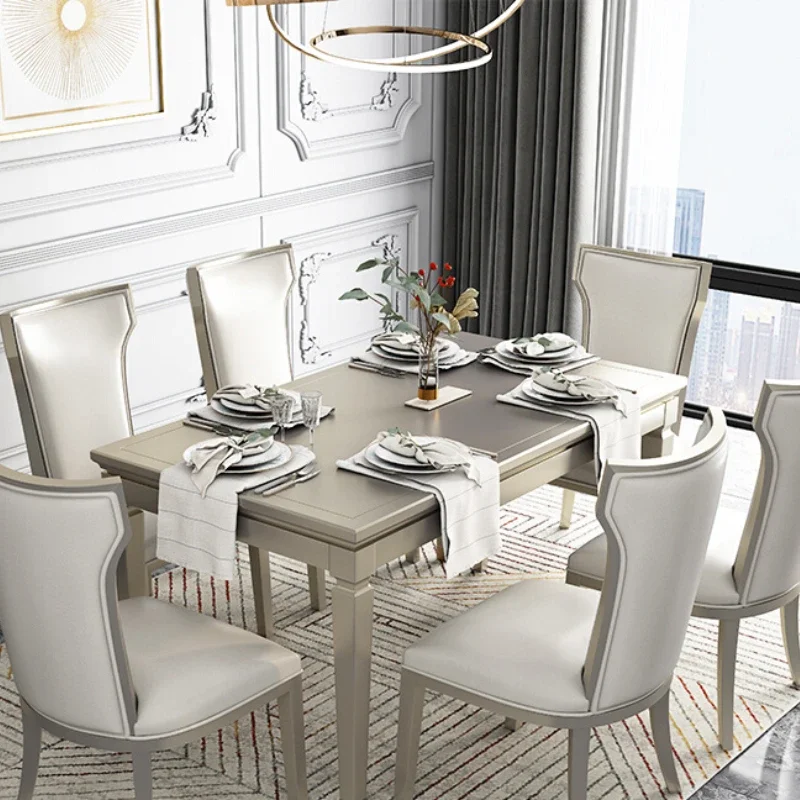 

Replica Luxury European Dining Table Modern Romantic High Quality Aesthetics Unusual Table Aesthetic Muebles Hotel Furniture