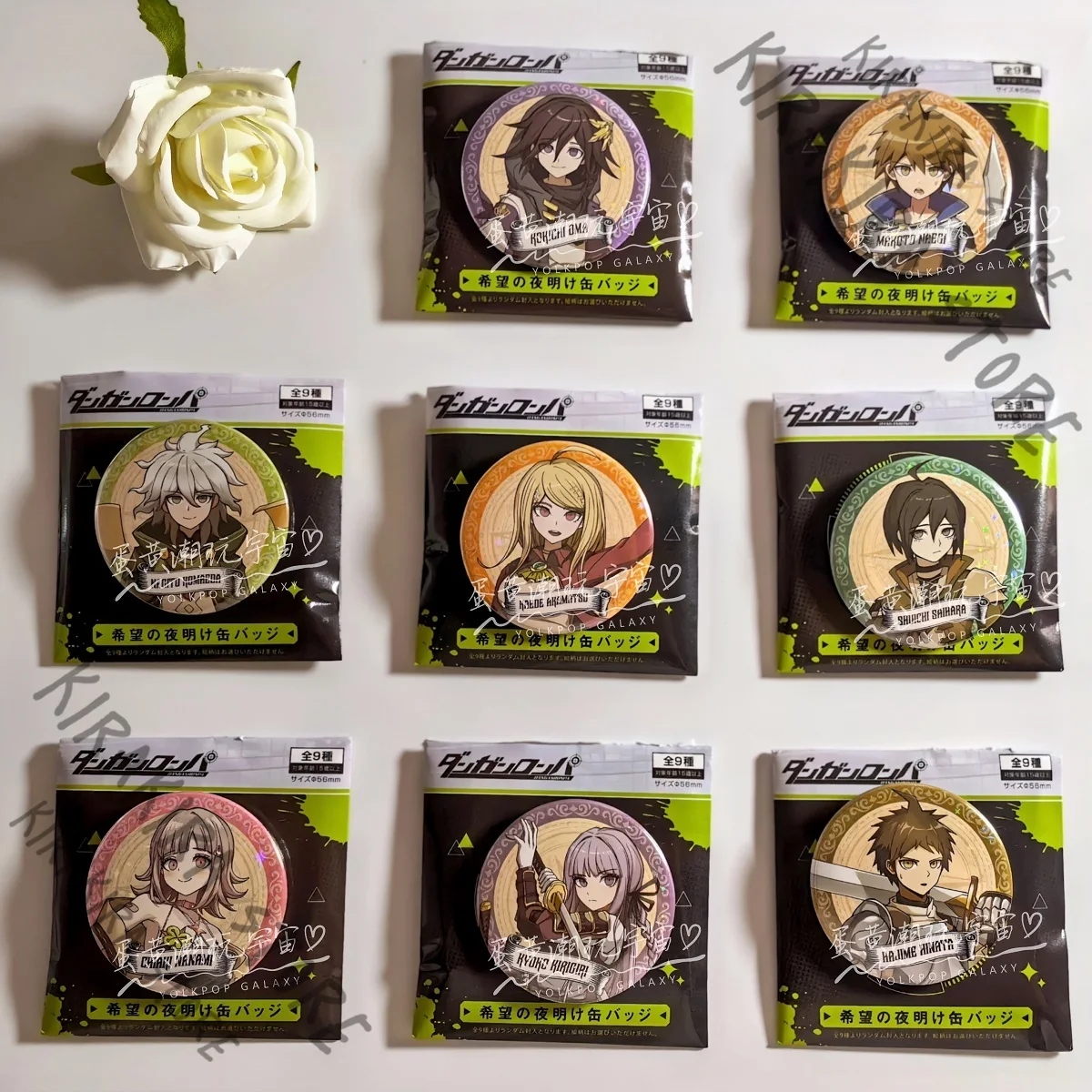 

Kokichi Oma Badge Emblem Official Genuine Danganronpa Anime Saihara Shuichi Breastpin Collect Brooch Ornaments Decoration Gift