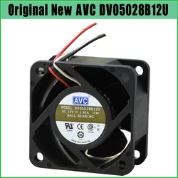 AVC DV05028B12U DC 12V 1.65A, 2pin 5cm 50x50x28mm için sunucu soğutma fanı