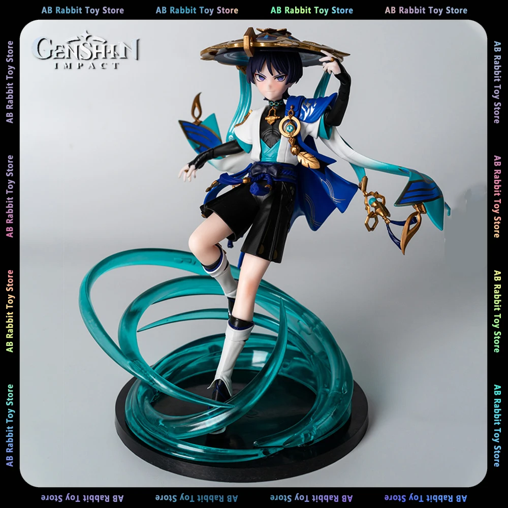 

27cm Wanderer Figure Genshin Impact Anime Figures Gk Kawaii Wanderer Figurine PVC Statue Model Doll Collectible Desk Decora Toy