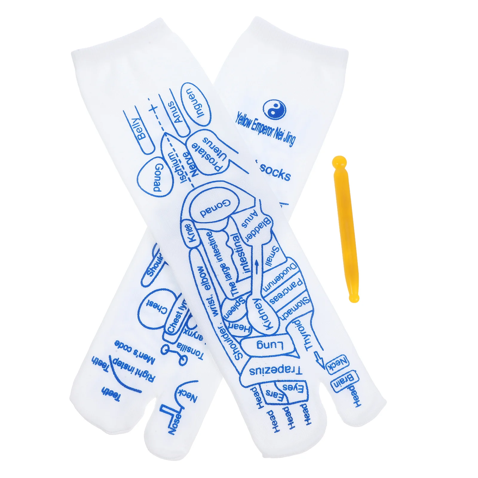 

Acupoint Socks Reflexology Tools Acupressure Charts Feet Massager Elastic Thickened Bottom Sweat Absorbing Comfortable Warm