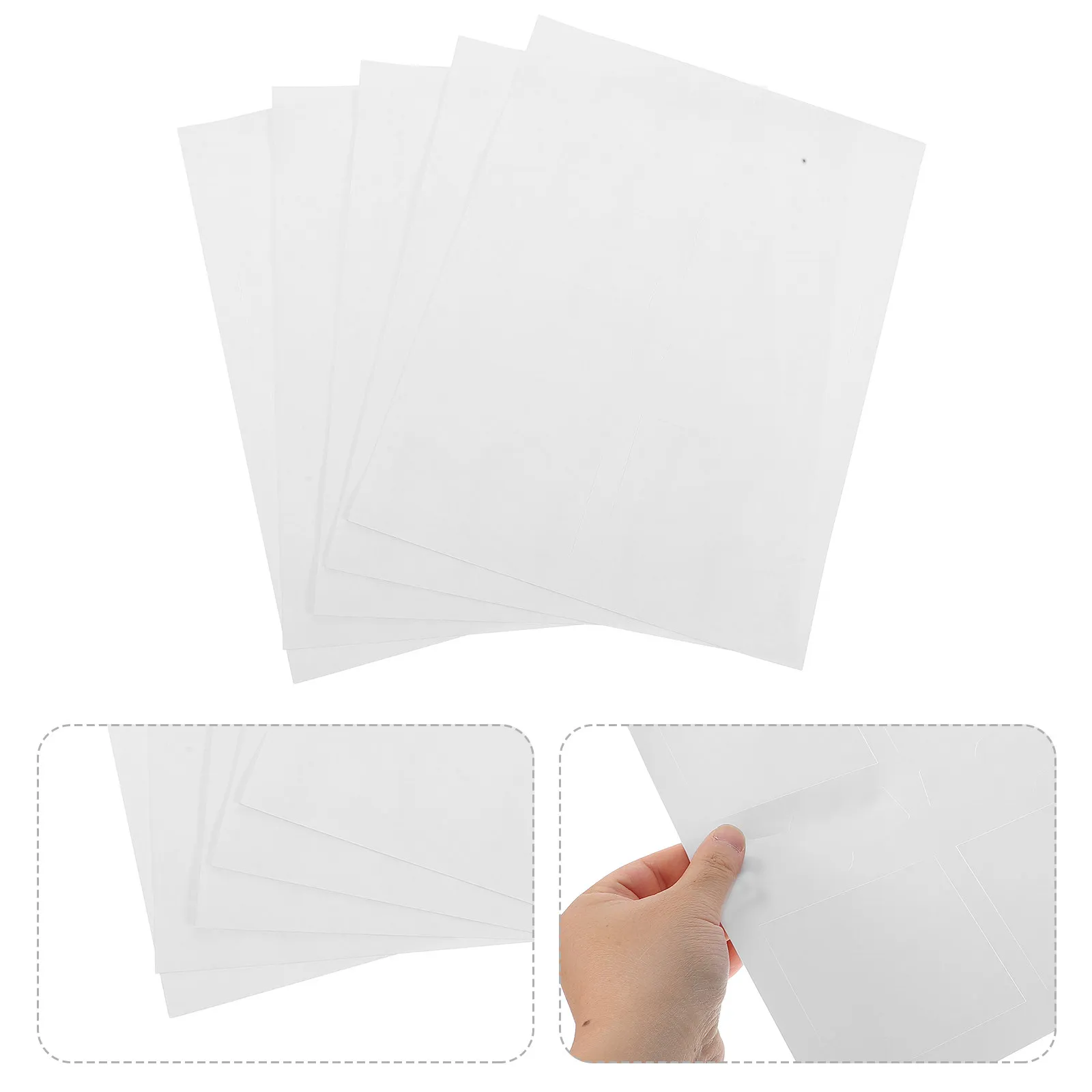10Sheets Waterproof Wine Label Stickers Printable Blank Templates for Bottles Jars Cardboard Plastic Paper DIY Elegant User