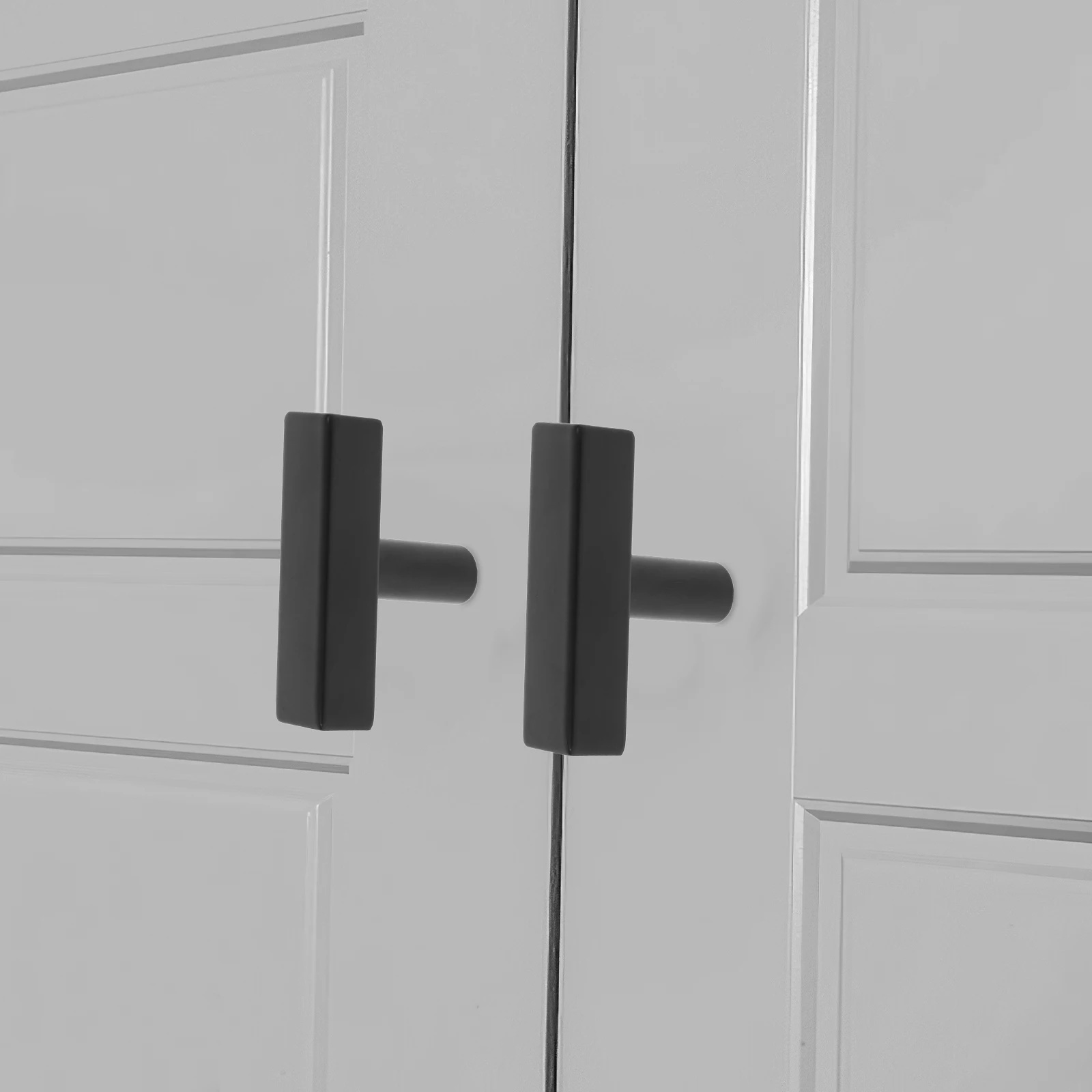 

Black Furniture Handle Kitchen Cabinets Cupboard Knobs Bathroom for Dressing Table Hardware Stainless Steel Door Dresser