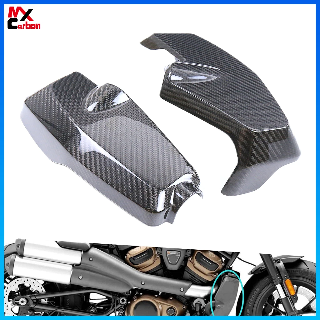 

Motorcycle Front Side Spoiler Panels Fairing Carbon Fiber Kits For Harley Sportster S 1250 RH 1250 S 2021 2022 2023