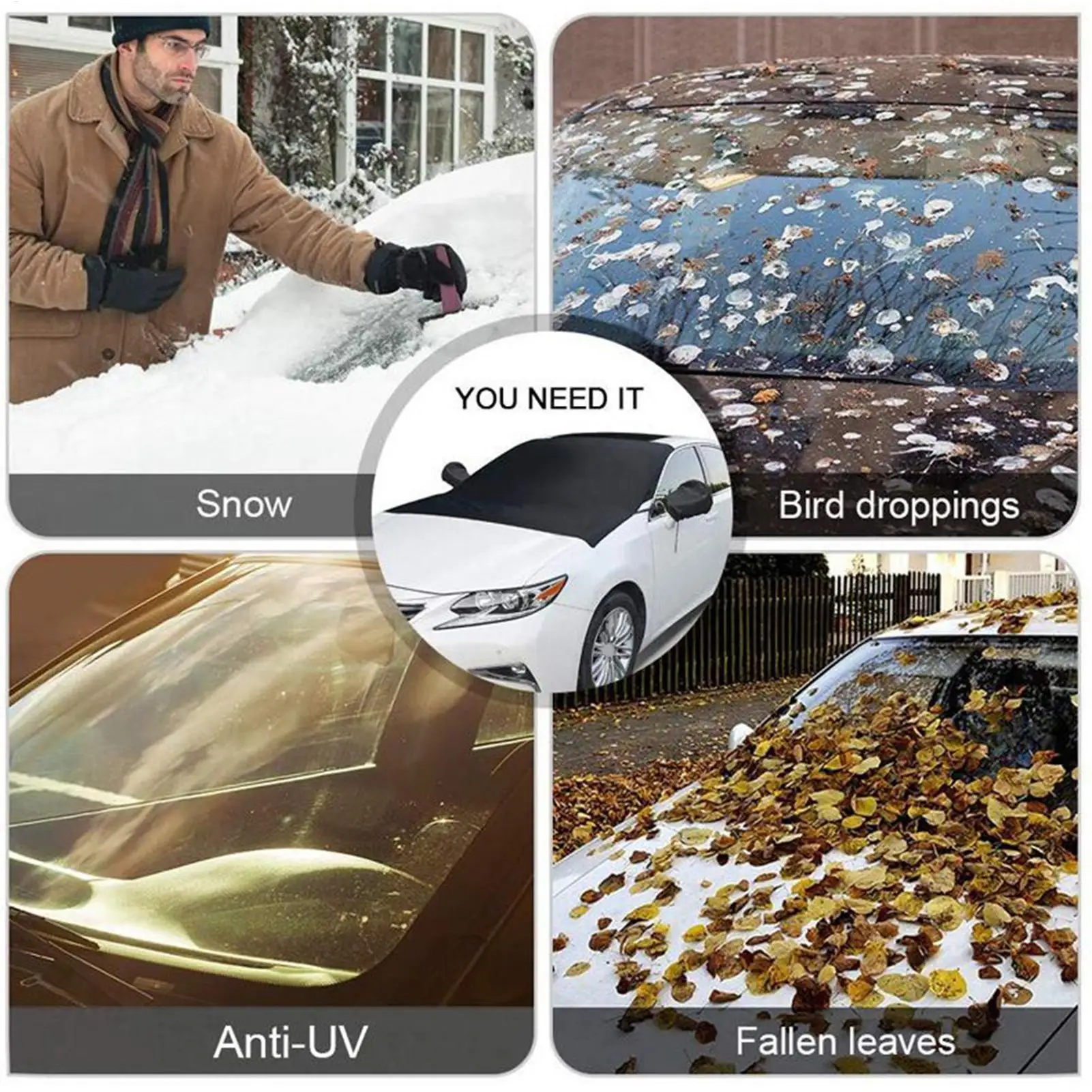 

Лобовое стекло, снежный чехол, водонепроницаемая сверхмощная ткань Оксфорд, авто солнцезащитный козырек, зимние защитные пленки, оконное одеяло для автомобилей, грузовиков, пикапов