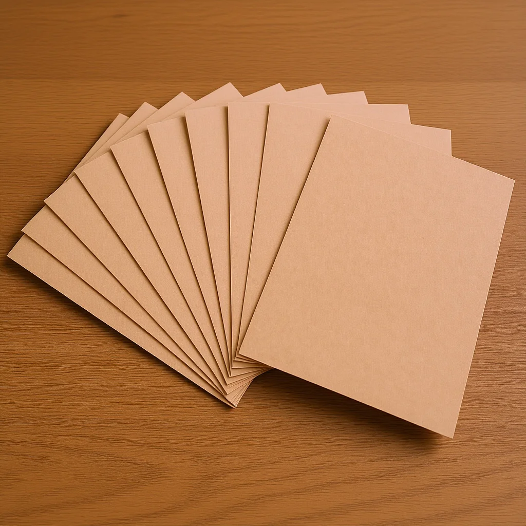 

10Pcs A4 Document File Folder Kraft Paper Single Pocket Organizer Sturdy Non-Deformable File Storage Solution Documents Holder