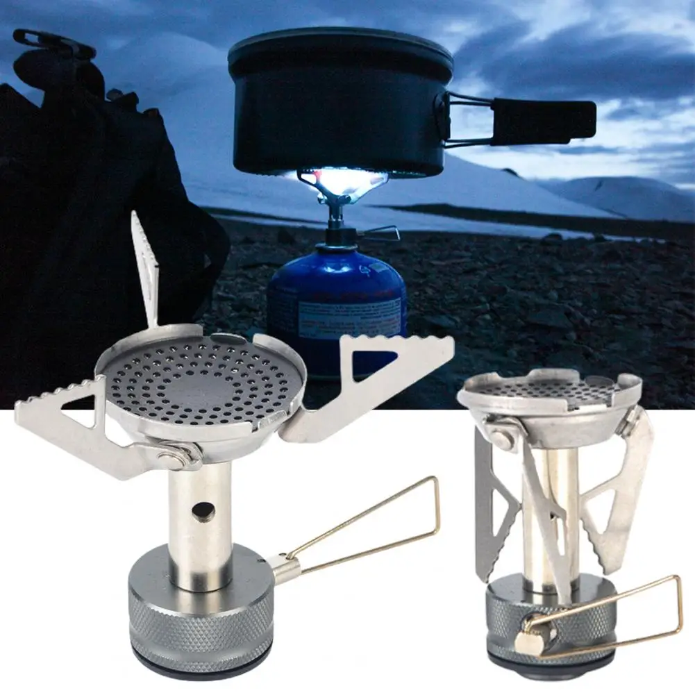 

Practical Gas Burner Portable Mini Camping Burner with Storage Bag Outdoor Stove Camping Burner