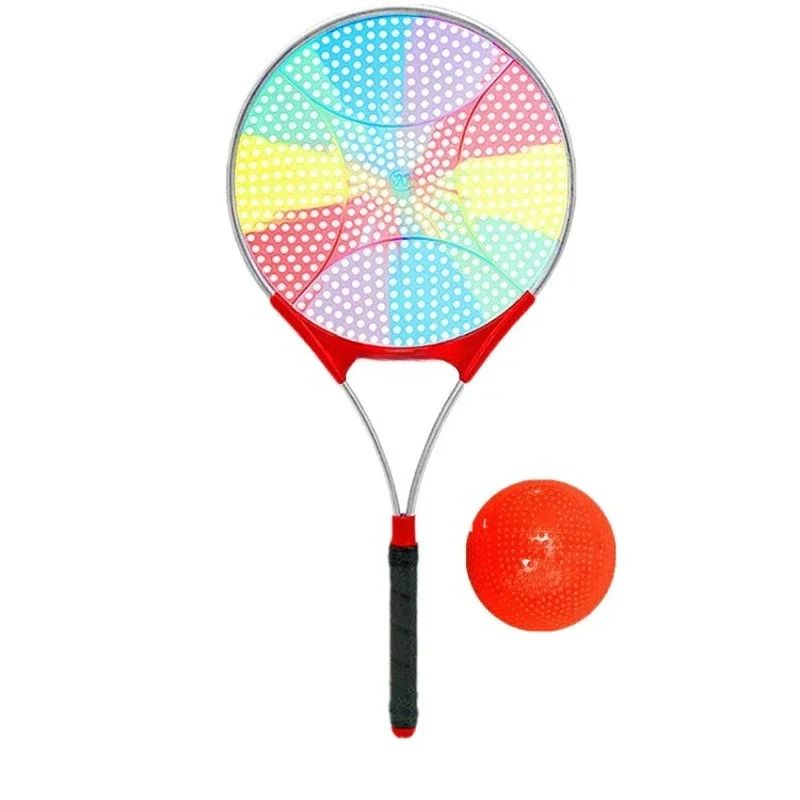 Soft Racket Set, Thin Handle Hole Racket Face Middle-aged and Elderly Soft Ball