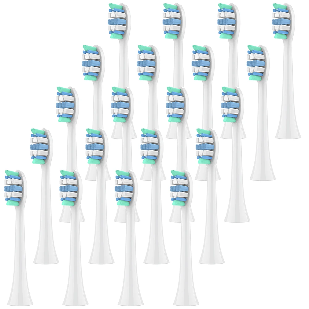 4/8/12/20 Stück Sonic Ersatzbürstenköpfe, kompatibel mit Philips Sonicare elektrischer Zahnbürste, professioneller Zahnbürstenkopf