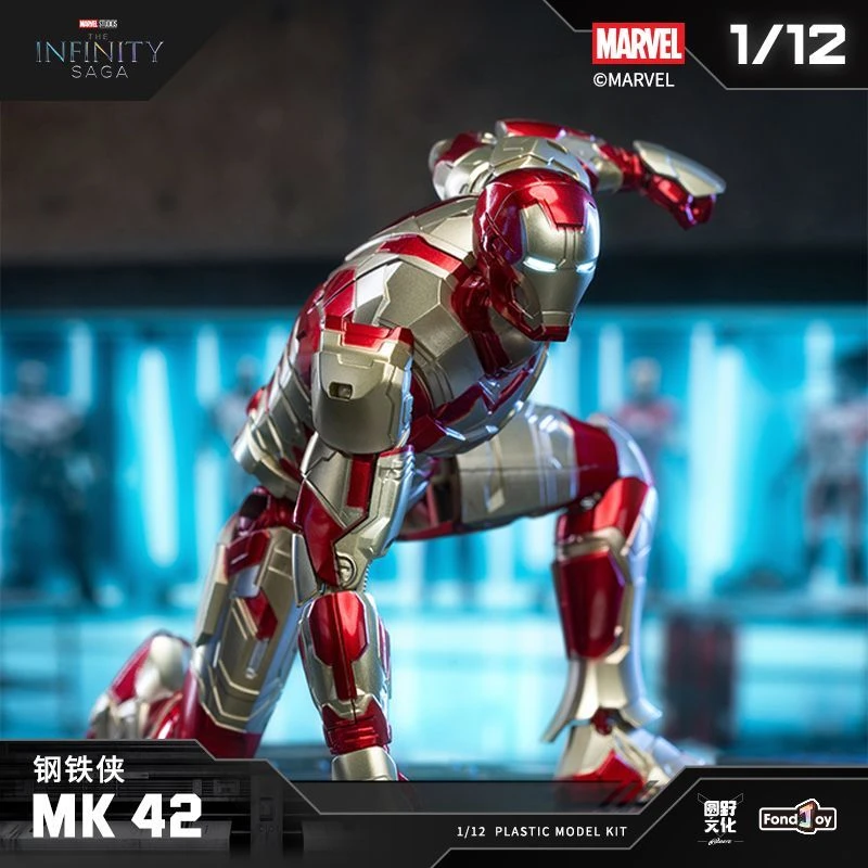 Original Fondjoy Marvel Infinity Saga Series Blind Box Vol.3 Iron Man Action Figure Peripheral Ornament Collect Toys Boys Gifts view 3
