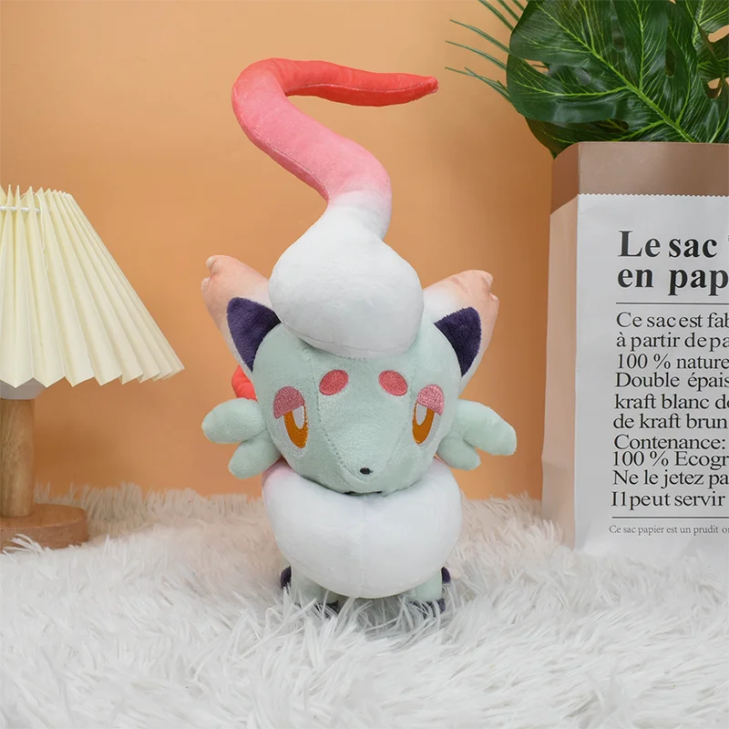 البوكيمون زوروا ألعاب من نسيج مخملي Kawaii Zoroark Hisuian Zorua محشوة أنيمي Pechule دمية هدايا عيد الميلاد للأطفال