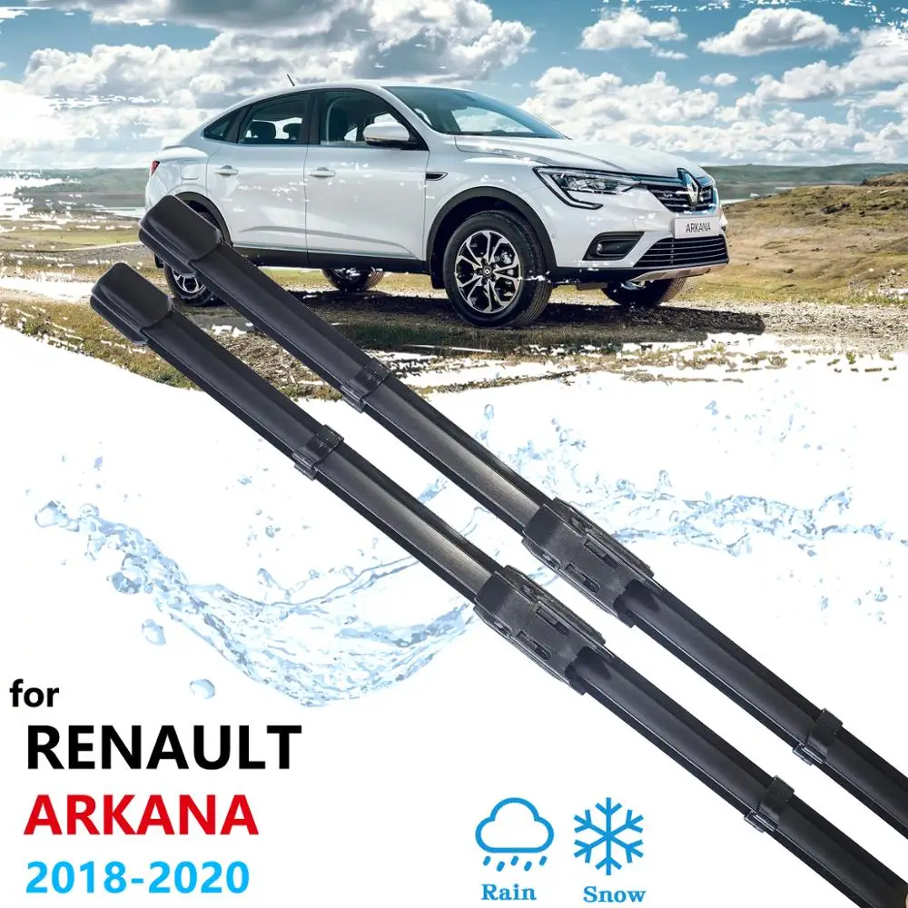 Car Wiper Blade for Renault Arkana XM3 2018 2019 2020 Front Window Windscreen Windshield Wipers Car Accessories Stickers Brushes