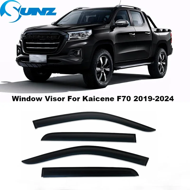 

Side Window Deflector For Changan Chana F70 / Hunter Kaiceng F70 2020 2021 2022 2023 2024 Car Window Visor Guard Weather Shield