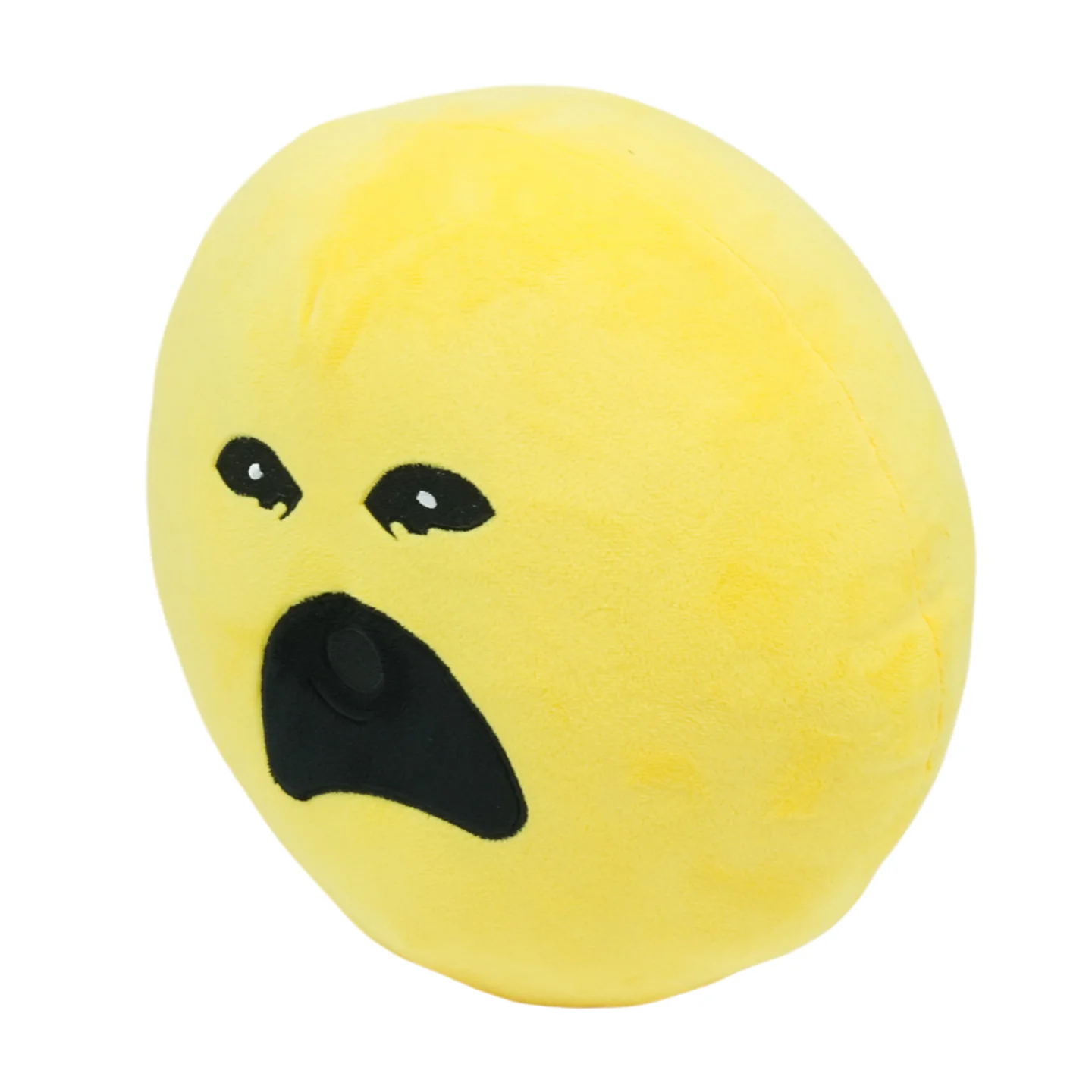 Verity Gruseliges Emoji Gelbes Plüschtier Weiche Stoffpuppe Gruseliges Emoji Verity Spielcharakter Kleine Sojabohne Geburtstags- und Halloween-Geschenk – Detail 9