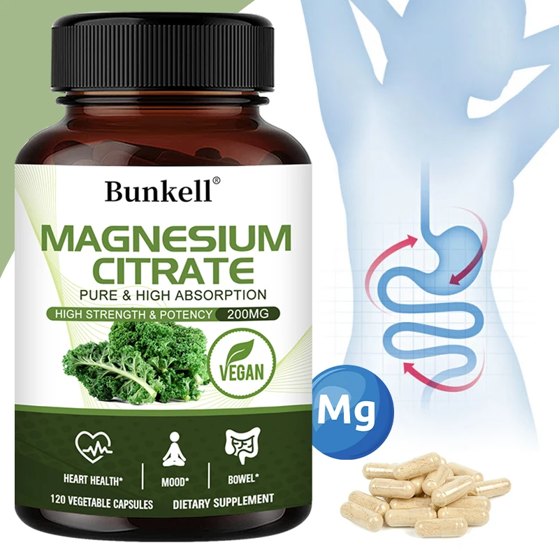 Magnesium Sitrat - Meningkatkan Kesehatan Tulang - Mendukung Fungsi Saraf dan Otot, Membantu Tidur, Relaksasi, dan Kesehatan Otot