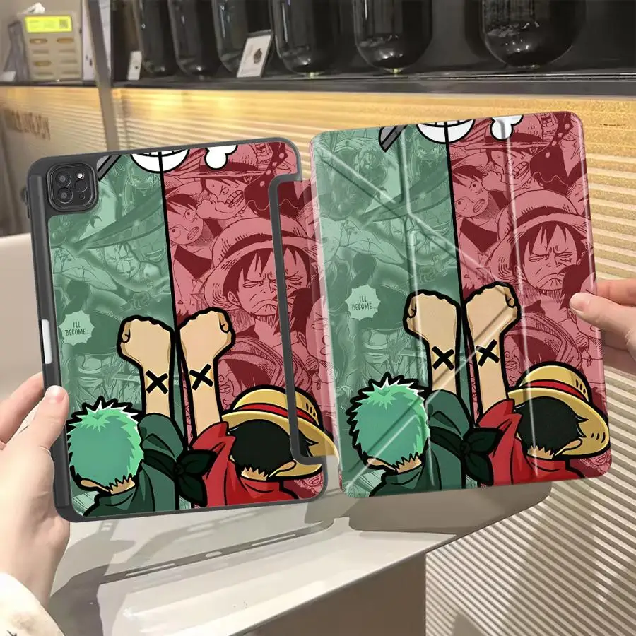 capa-suporte-one-piece-zoro-luffy-para-tablet-ipad-pro-2025-pro-11ª-10ª-9ª-8ª-7ª-geracao-129-polegadas-air-4-5-m3-m2-1-2-m4