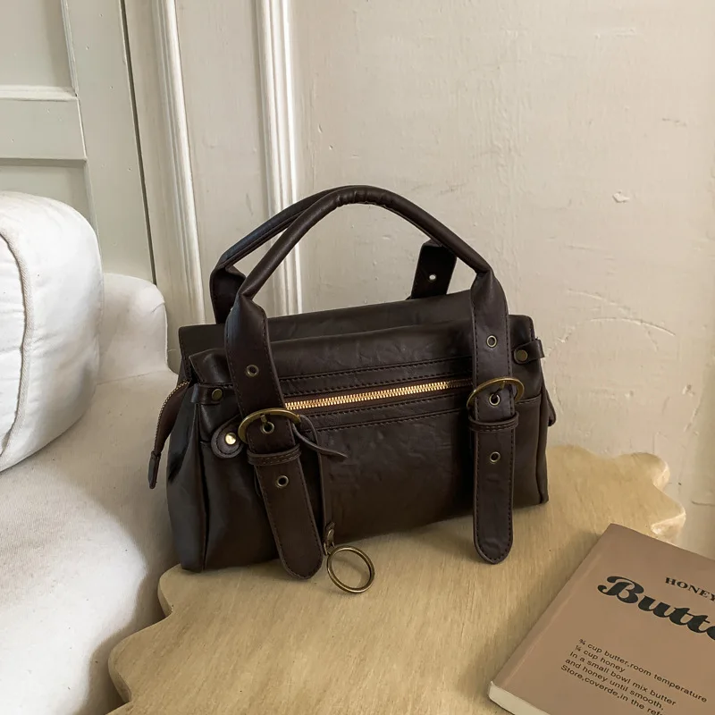 محفظة كلاسيكية تحت الإبط لعام 2025 للنساء، حقيبة كتف متعددة الاتجاهات من الجلد الطبيعي، حقيبة يد ريترو شيك للمواعدة #3