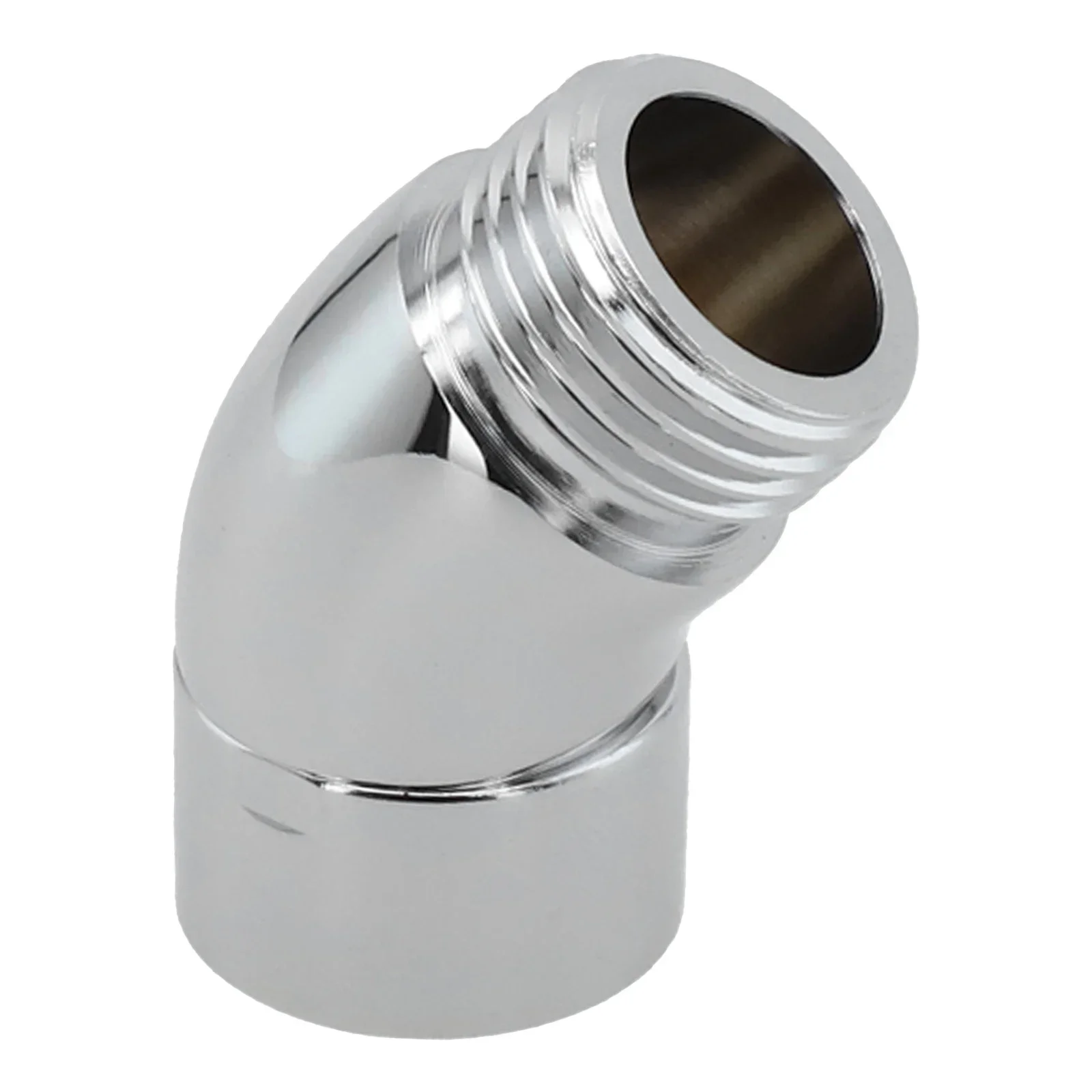 Upgraded G12 Hand Shower Top Spray Elbow, Female and Male Thread, Chrome Angle, Easy Installation 304 Stainless Steel