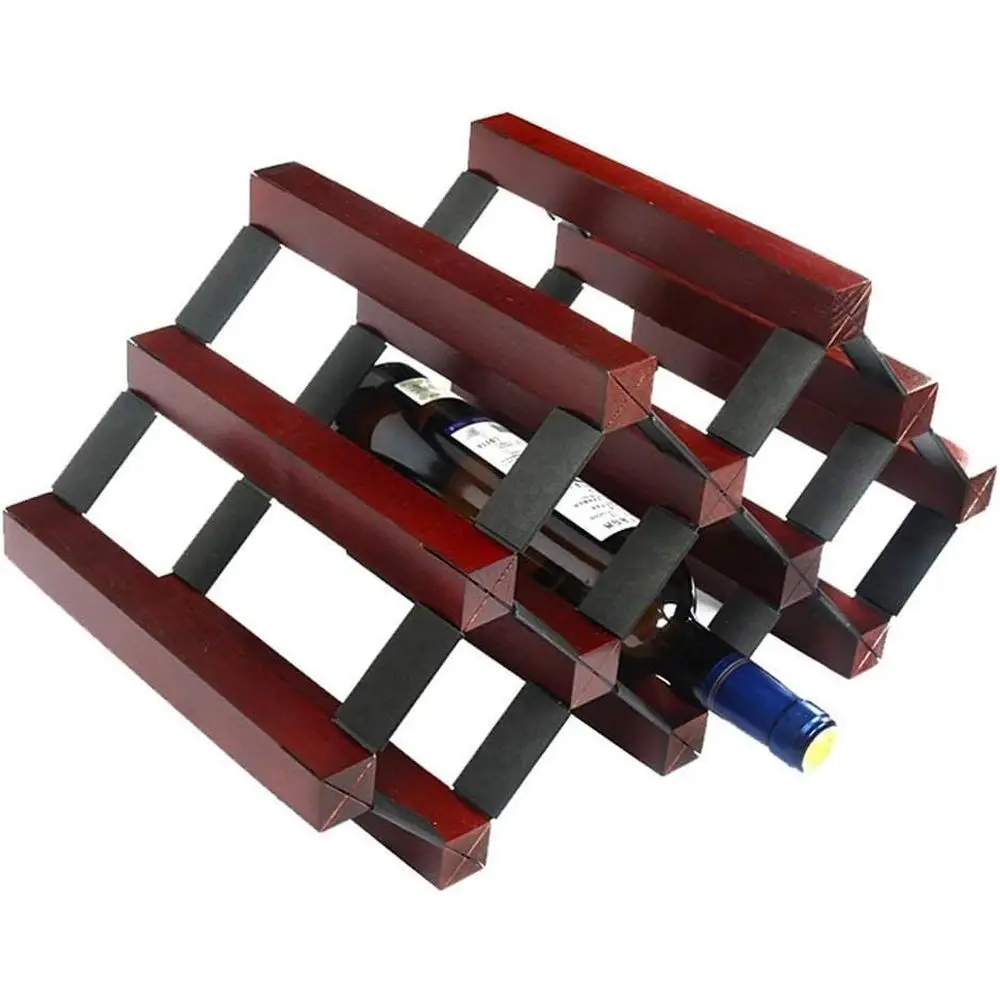 

Винтажный деревянный винный шкаф с столом и полками, классический дизайн