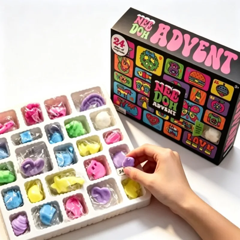 New Needoh Christmas Countdown Calendar in 2026, Treasure HuntNew Year Surprise, Surprise Box Toys, Festivals and Holiday Gifts.