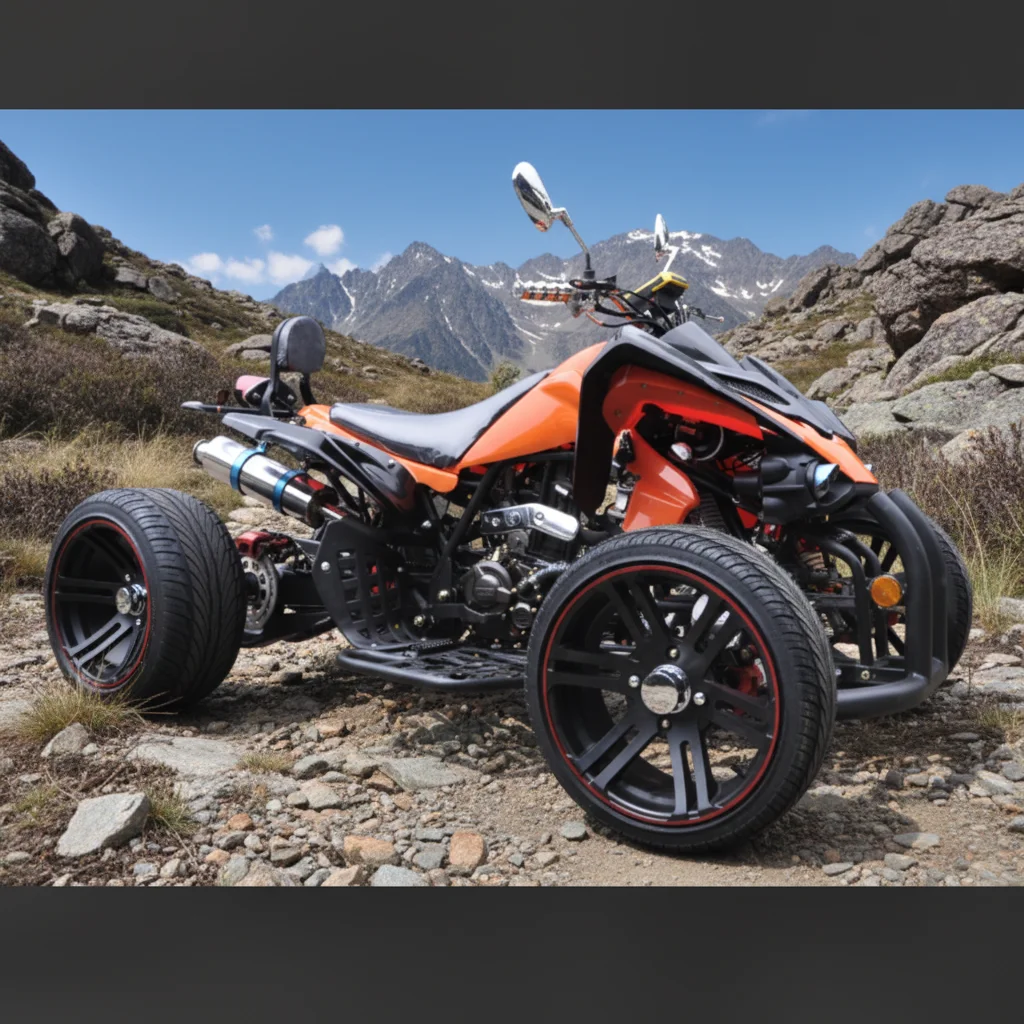 Custom All-Terrain 200cc 300cc 350cc Adult Sport ATVs Off-Road Quad ATV 4x2 Electric Start 4-Stroke Engine Chain Drive