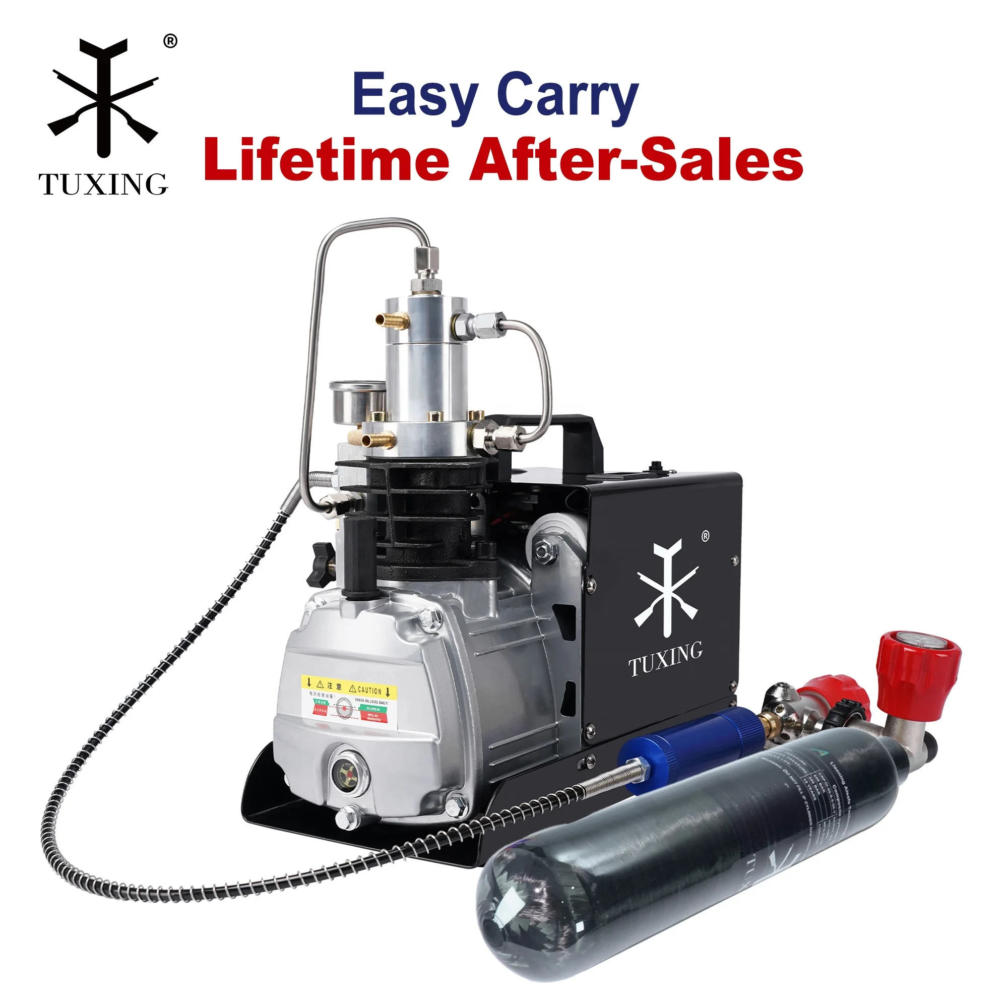 Original Production Manual Stop 4500psi 300bar High Pressure 220V 110V Snorkeling    Air Compressors