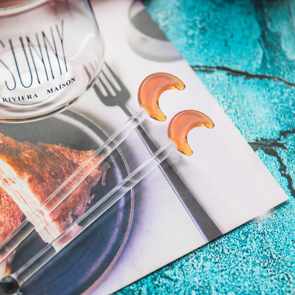 

5Pcs Glass Coffee Mix Sticks Premium Stirring Rod for Milk Juice Cocktails Beverage Mixing Tool Swizzle Stick for Home Bar Use