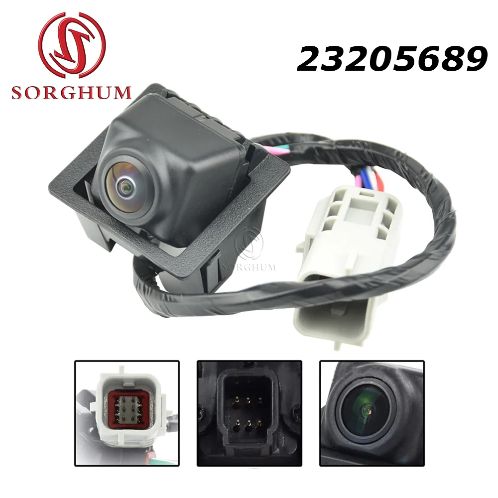 SORGHUM Car Rear View Parking Backup Reversing Camera For Cadillac SRX 3.0L  2.8L 3.6L 2010-2011 23205689 20910350 22915398