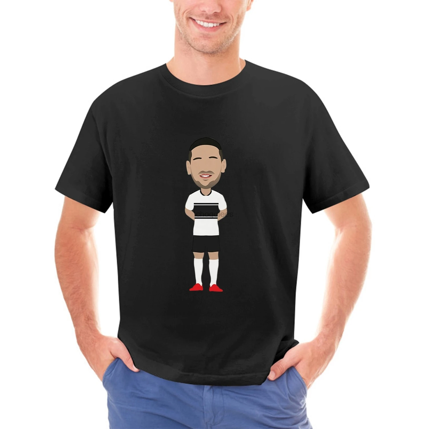 Aleksandar Mitrovic Fulham Vector Head Adult T-Shirt Sizes S-XXL Unofficial