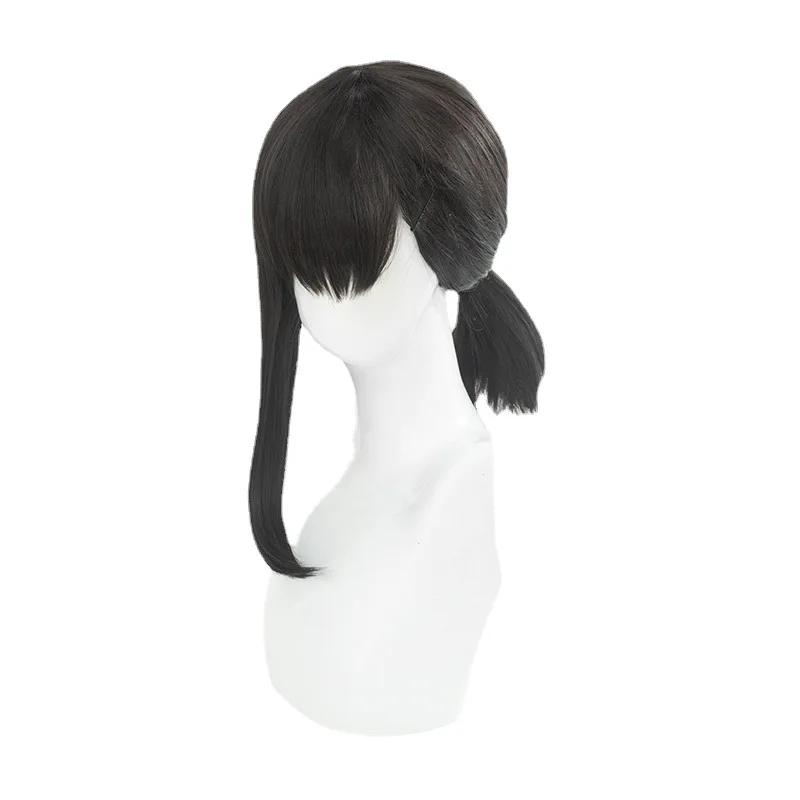 Peruka do cosplayu Chainsaw Man Higashiyama Kobeni, długie boczne warkocze, długie bokserki, prezent na Halloween