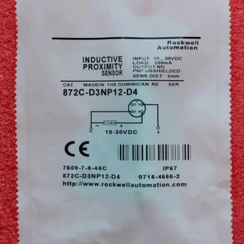 

Brand New Original 872C-D3NP12-D4 872C-D4NP12-D4 872C-D4NN12-D4 Proximity Switch In Stock Fast Shipping